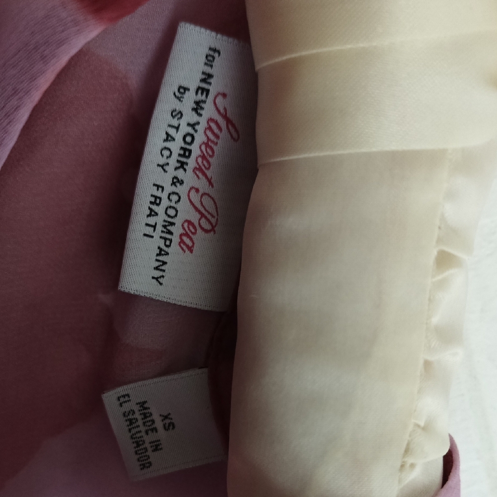 New York & Company Sleeveless Blouse - Red and Pink - Picture 2 of 5